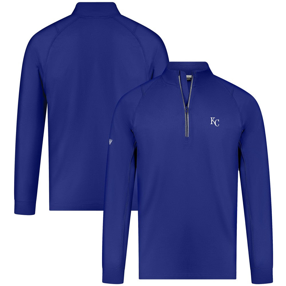Kansas City Royals Levelwear Theory Insignia Quarter-Zip Pullover - Royal Pullover