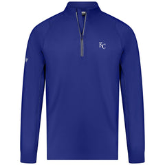 Kansas City Royals Levelwear Theory Insignia Quarter-Zip Pullover - Royal Pullover