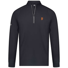 San Francisco Giants Levelwear Theory Insignia Quarter-Zip Pullover - Black Pullover