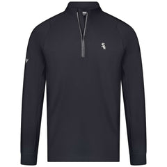 Chicago White Sox Levelwear Theory Insignia Quarter-Zip Pullover - Black Pullover