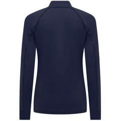 Atlanta Braves Levelwear Women's Kinetic Insignia Quarter-Zip Pullover - Navy Pullover