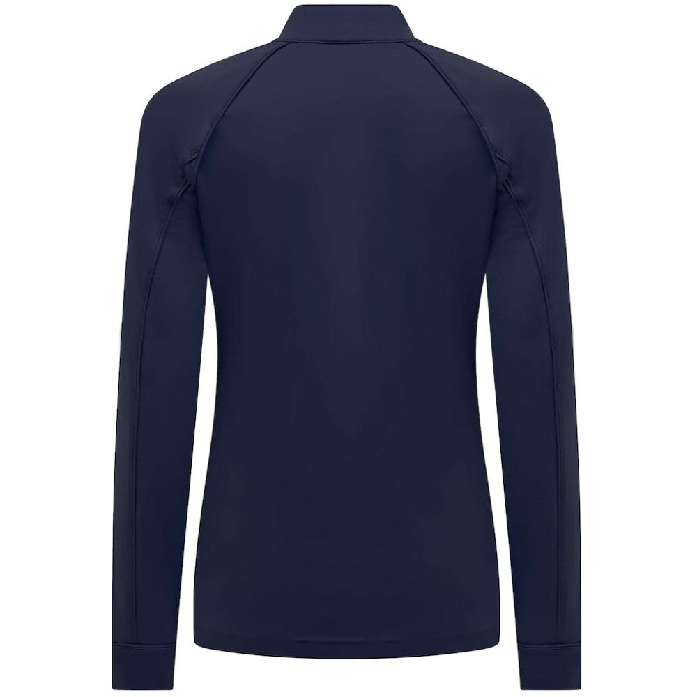 Detroit Tigers Levelwear Women's Kinetic Insignia Quarter-Zip Pullover - Navy Pullover