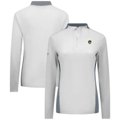 Milwaukee Brewers Levelwear Women's Moxie Insignia Quarter-Zip Pullover - White Pullover