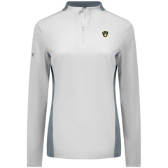 Milwaukee Brewers Levelwear Women's Moxie Insignia Quarter-Zip Pullover - White Pullover