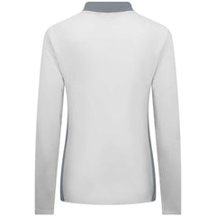 Chicago Cubs Levelwear Women's Moxie Insignia Quarter-Zip Pullover - White Pullover