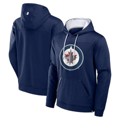 NHL Winnipeg Jets Fanatics Defender Pullover Hoodie - Navy