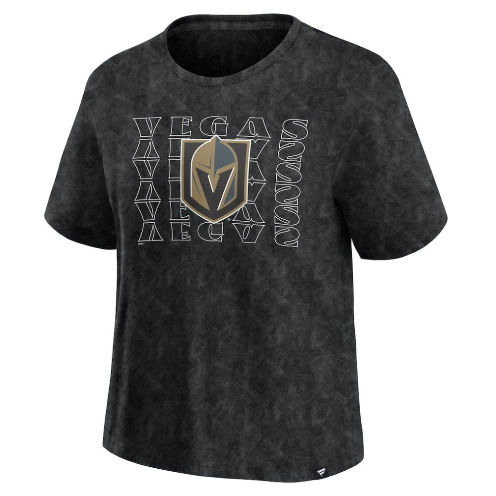 NHL Vegas Golden Knights Fanatics Women's Faded Wash T-Shirt - Black
