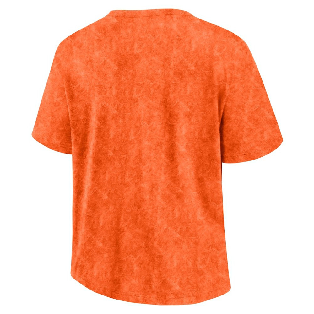 NHL Philadelphia Flyers Fanatics Women's Faded Wash T-Shirt - Orange