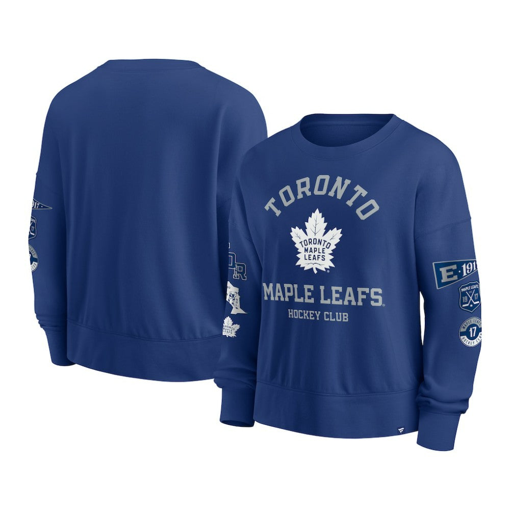 NHL Toronto Maple Leafs Fanatics Women's Go Team Pullover Sweatshirt - Blue