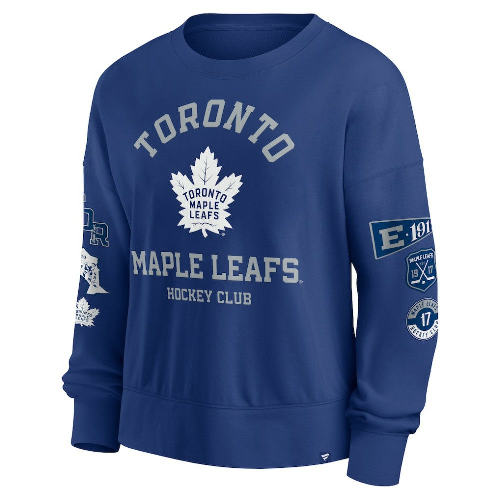 NHL Toronto Maple Leafs Fanatics Women's Go Team Pullover Sweatshirt - Blue
