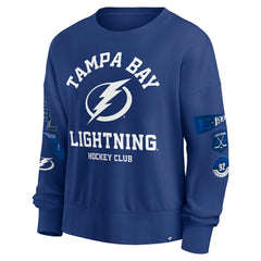 NHL Tampa Bay Lightning Fanatics Women's Go Team Pullover Sweatshirt - Blue