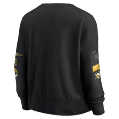 NHL Pittsburgh Penguins Fanatics Women's Go Team Pullover Sweatshirt - Black