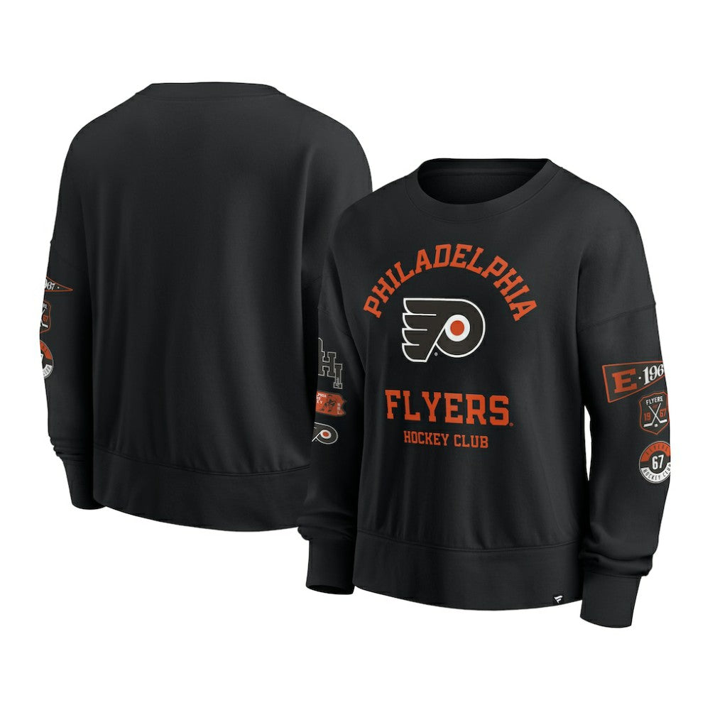NHL Philadelphia Flyers Fanatics Women's Go Team Pullover Sweatshirt - Black