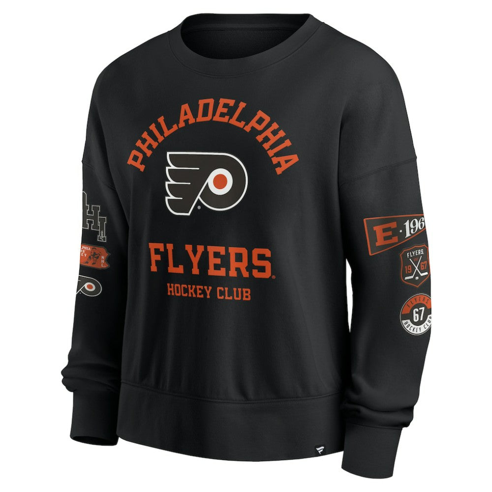 NHL Philadelphia Flyers Fanatics Women's Go Team Pullover Sweatshirt - Black