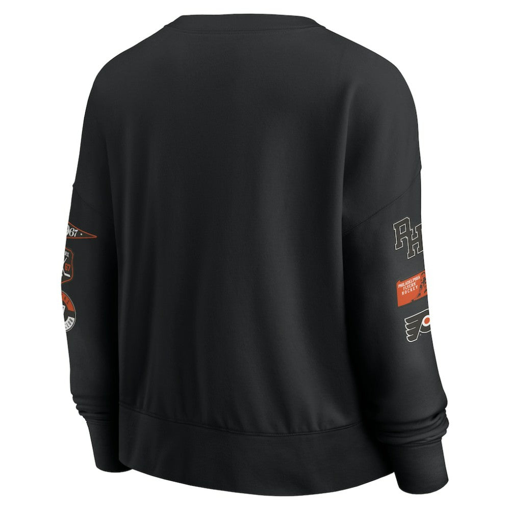 NHL Philadelphia Flyers Fanatics Women's Go Team Pullover Sweatshirt - Black