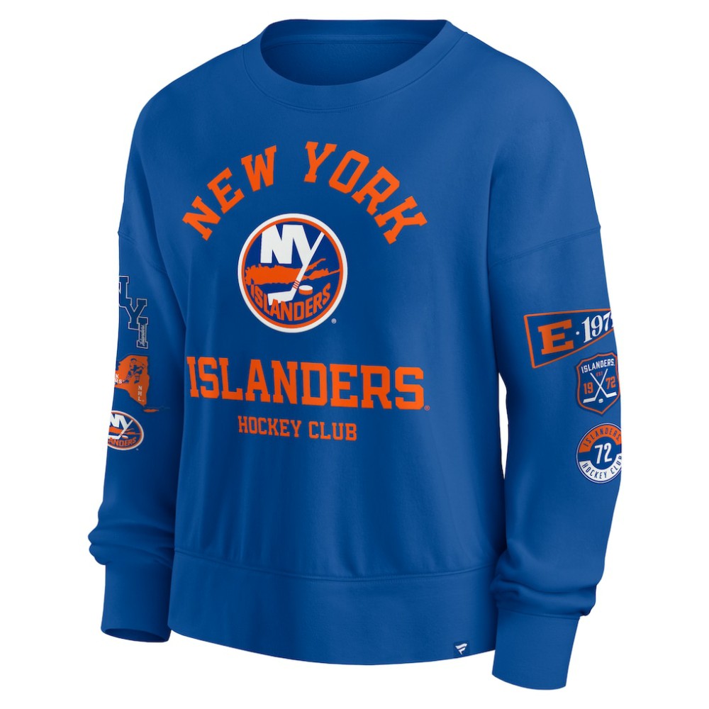 NHL New York Islanders Fanatics Women's Go Team Pullover Sweatshirt - Royal