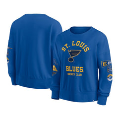 NHL St. Louis Blues Fanatics Women's Go Team Pullover Sweatshirt - Blue