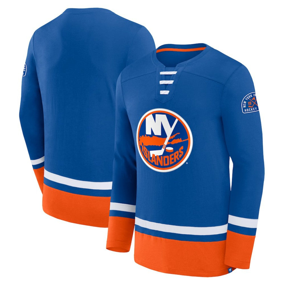 NHL New York Islanders Fanatics High Point Long Sleeve T-Shirt - Royal
