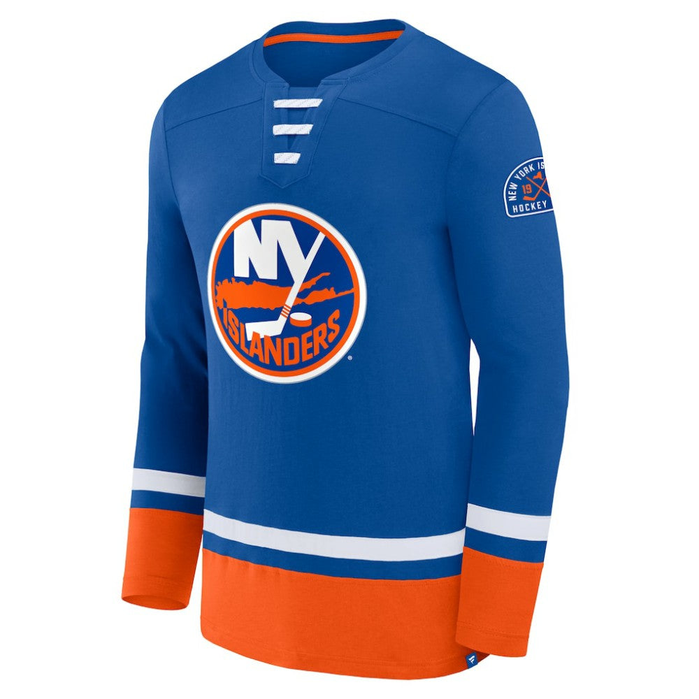 NHL New York Islanders Fanatics High Point Long Sleeve T-Shirt - Royal
