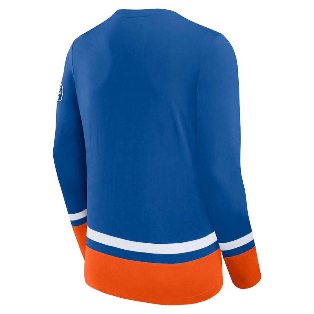 NHL New York Islanders Fanatics High Point Long Sleeve T-Shirt - Royal