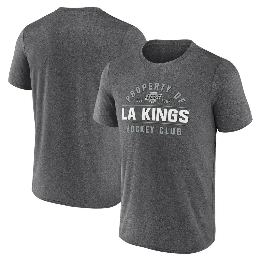 NHL Los Angeles Kings Fanatics Property Of T-Shirt - Heather Charcoal