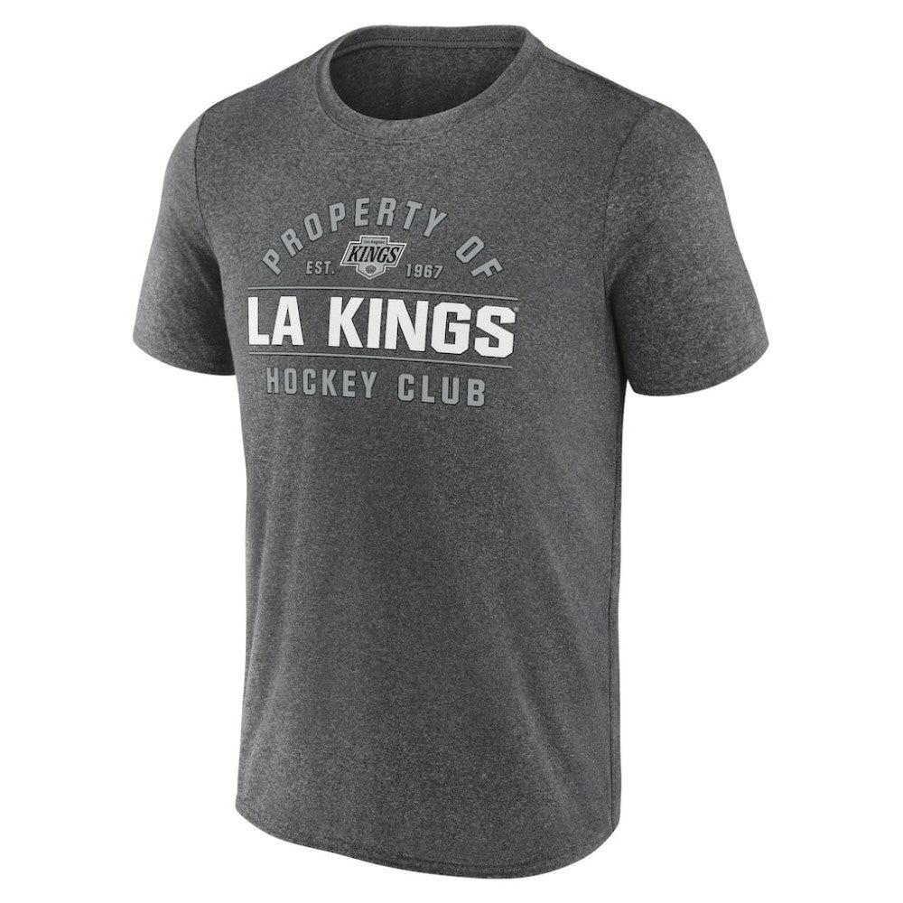 NHL Los Angeles Kings Fanatics Property Of T-Shirt - Heather Charcoal