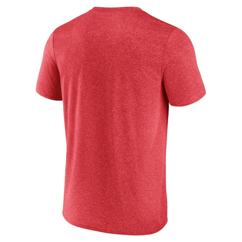 NHL Calgary Flames Fanatics Property Of T-Shirt - Heather Red