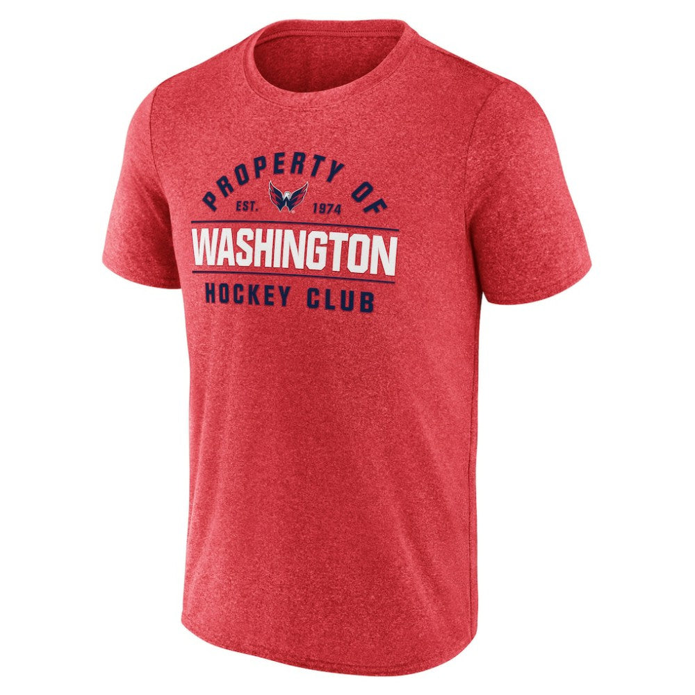NHL Washington Capitals Fanatics Property Of T-Shirt - Heather Red