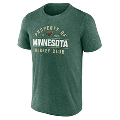 NHL Minnesota Wild Fanatics Property Of T-Shirt - Heather Green