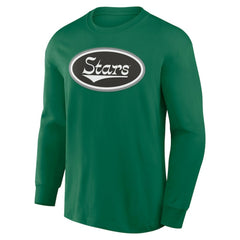 NHL Dallas Stars Fanatics Rewind Long Sleeve T-Shirt - Kelly Green