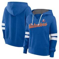 NHL New York Islanders Fanatics Women's Oversized Seize Pullover Hoodie - Royal