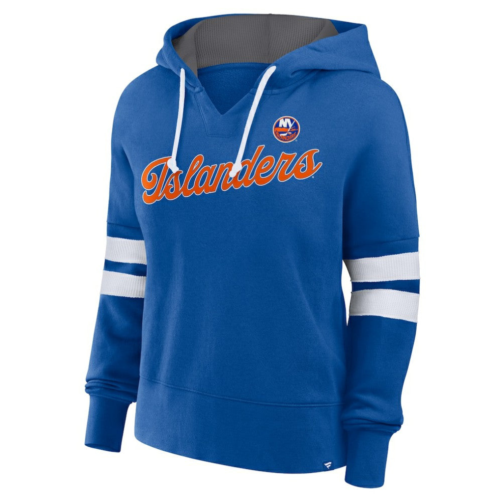 NHL New York Islanders Fanatics Women's Oversized Seize Pullover Hoodie - Royal
