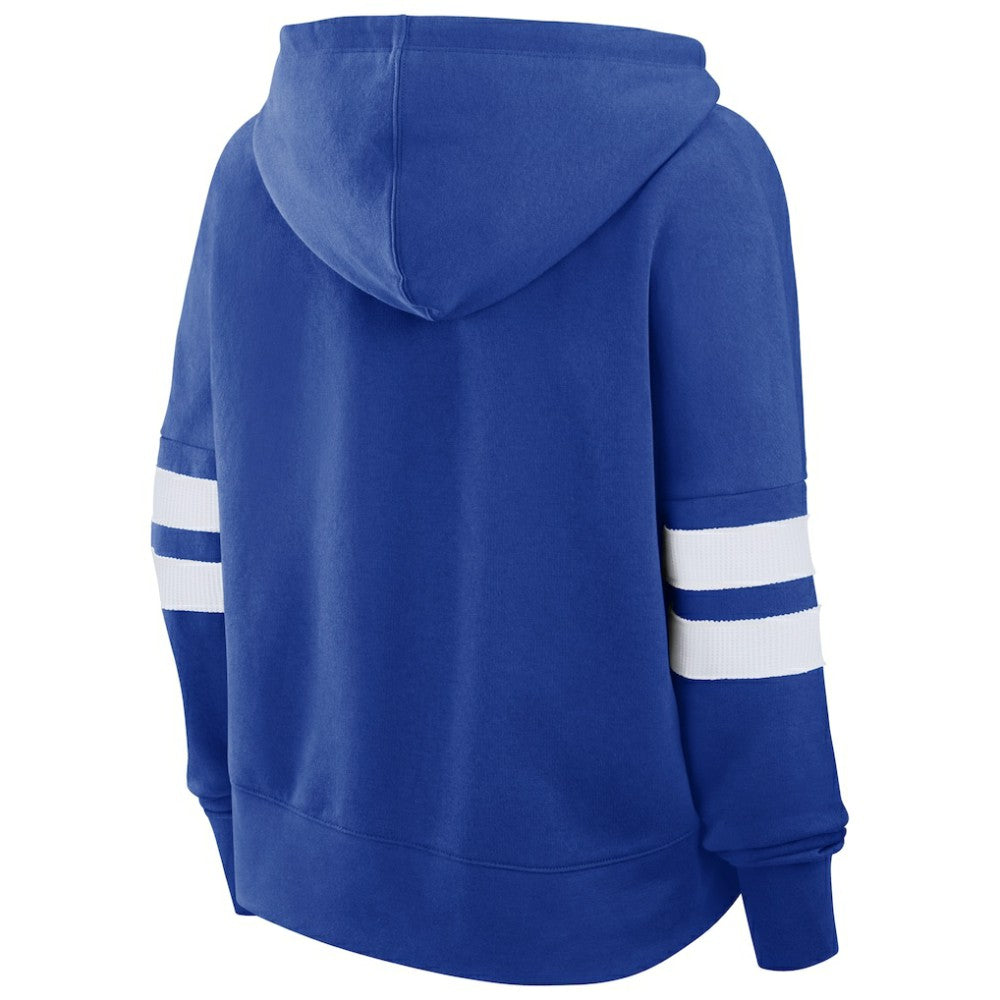NHL New York Rangers Fanatics Women's Oversized Seize Pullover Hoodie - Blue