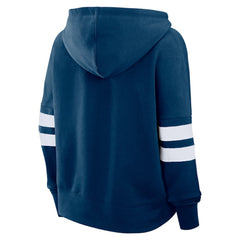 NHL Seattle Kraken Fanatics Women's Oversized Seize Pullover Hoodie - Deep Sea Blue
