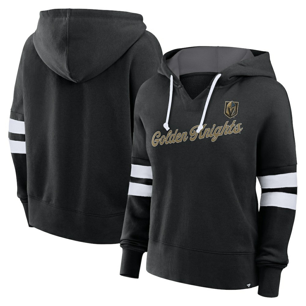 NHL Vegas Golden Knights Fanatics Women's Oversized Seize Pullover Hoodie - Black
