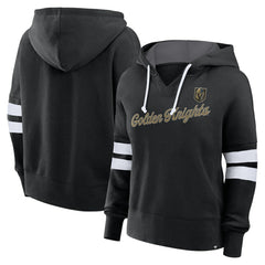 NHL Vegas Golden Knights Fanatics Women's Oversized Seize Pullover Hoodie - Black