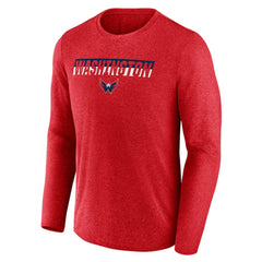 NHL Washington Capitals Fanatics Transition Long Sleeve T-Shirt - Heather Red