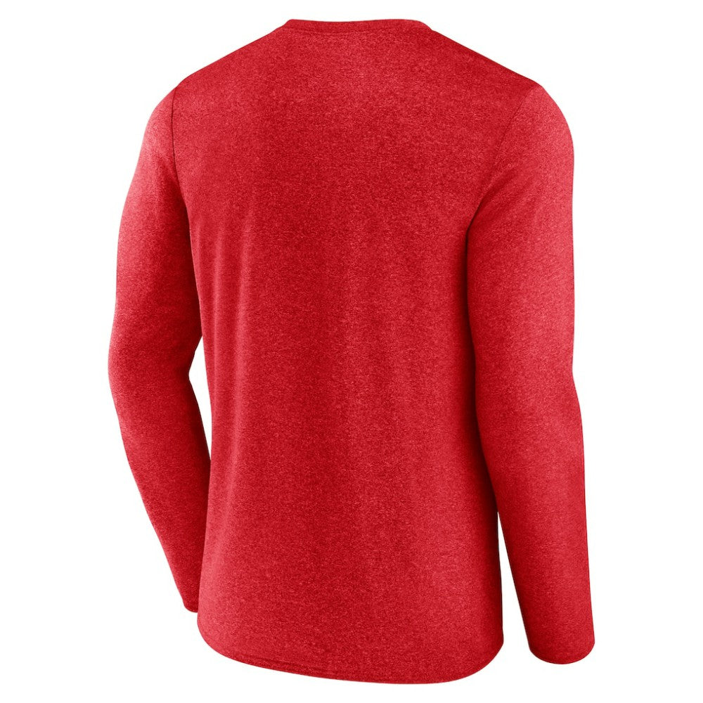 NHL Washington Capitals Fanatics Transition Long Sleeve T-Shirt - Heather Red