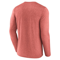 NHL New Jersey Devils Fanatics Transition Long Sleeve T-Shirt - Heather Red