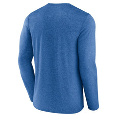 NHL New York Rangers Fanatics Transition Long Sleeve T-Shirt - Heather Blue