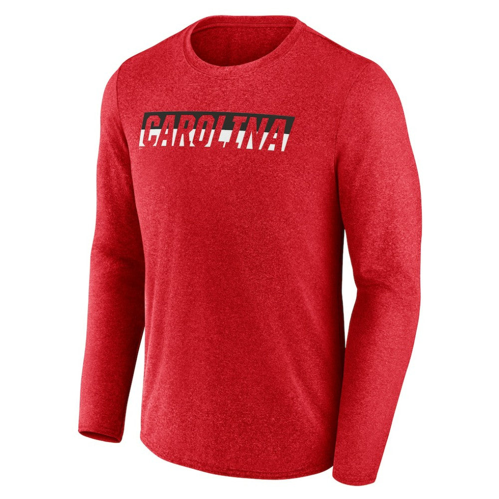 NHL Carolina Hurricanes Fanatics Transition Long Sleeve T-Shirt - Heather Red