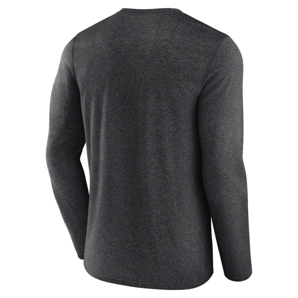 NHL Boston Bruins Fanatics Transition Long Sleeve T-Shirt - Heather Charcoal
