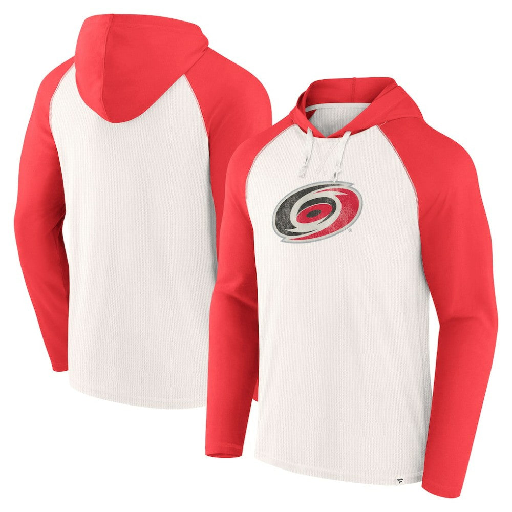 NHL Carolina Hurricanes Fanatics Vintage Winger Pullover Hoodie - White