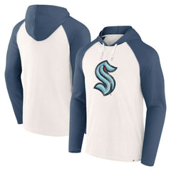NHL Seattle Kraken Fanatics Vintage Winger Pullover Hoodie - White