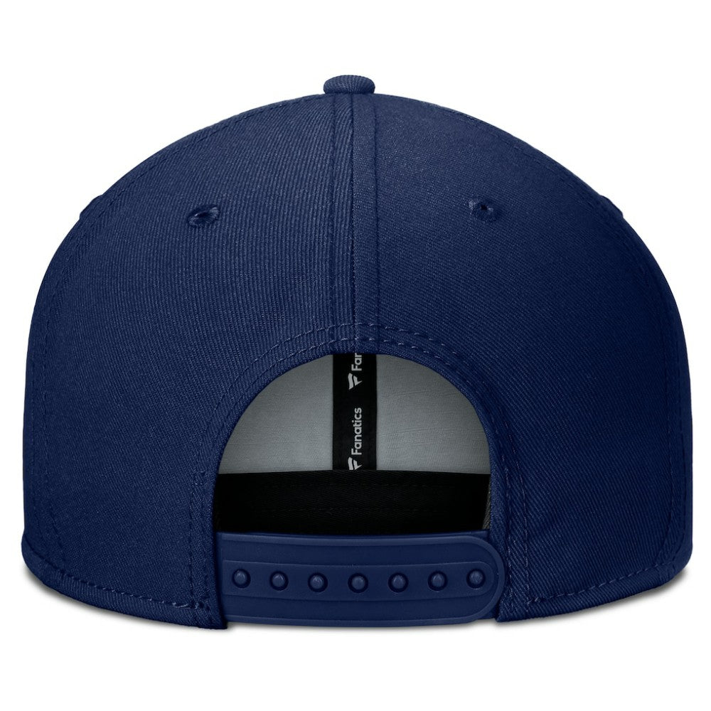NHL New York Rangers Fanatics Fundamental Gino Stack Snapback Hat - Blue