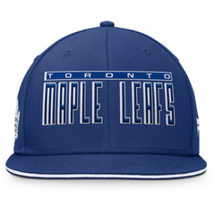 NHL Toronto Maple Leafs Fanatics Fundamental Gino Stack Snapback Hat - Blue