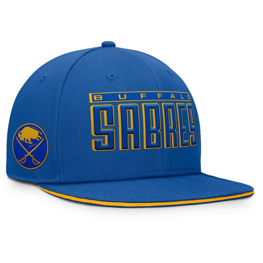 NHL Buffalo Sabres Fanatics Fundamental Gino Stack Snapback Hat - Royal