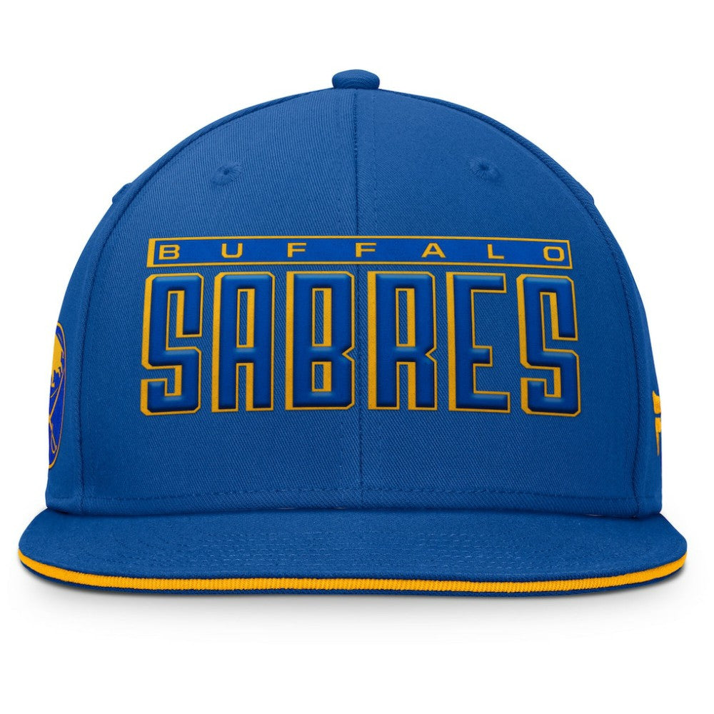 NHL Buffalo Sabres Fanatics Fundamental Gino Stack Snapback Hat - Royal