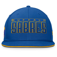 NHL Buffalo Sabres Fanatics Fundamental Gino Stack Snapback Hat - Royal