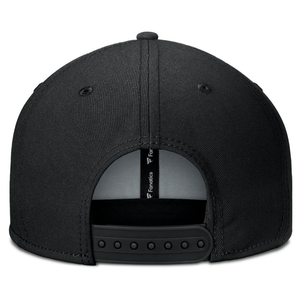 NHL Chicago Blackhawks Fanatics Fundamental Gino Stack Snapback Hat - Black